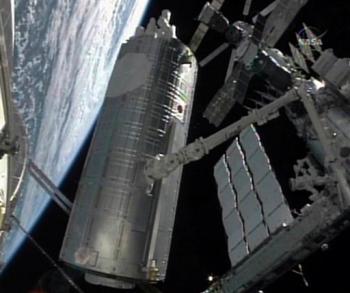 Attached 'eyes' to Kibo laboratory