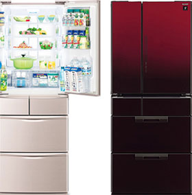 Automatic refrigerator door lock when earthquake
