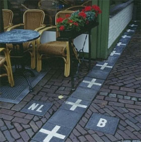 Baarle Town - an interesting boundary between Belgium and the Netherlands