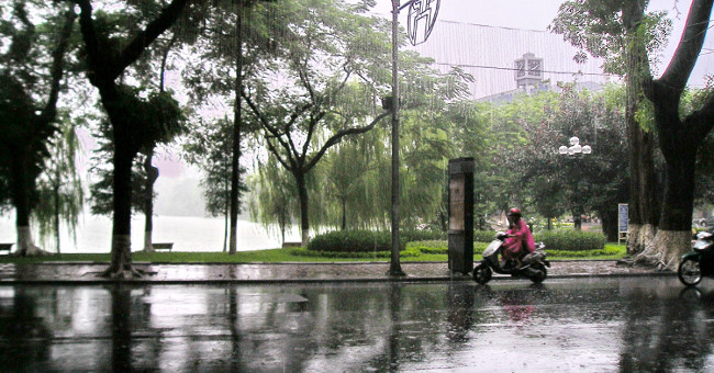 Bac Bo was sunk in cold weather, Hanoi 14 degrees Celsius