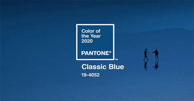 Back to the old values: 'Classic Blue' - Classic Blue is officially the color of 2020
