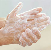 Bactericidal soap is useless because we wash our hands too quickly