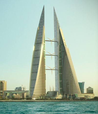 Bahrein: Building a twin World Trade Center tower