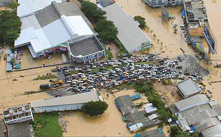 Bangkok is sinking slowly ... into the sea