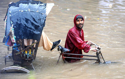 Bangladesh's capital suffers a record rain