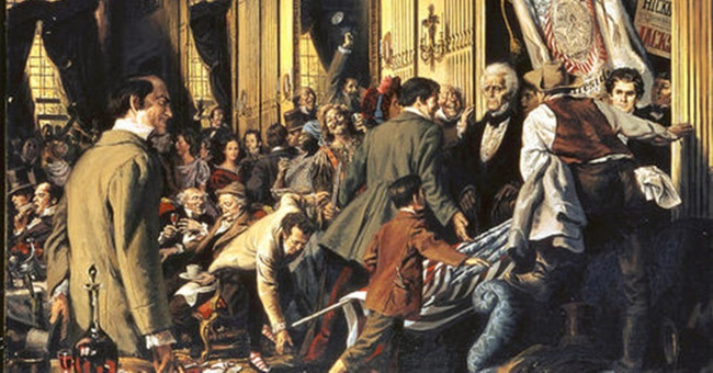 Banquet of inauguration through American presidents
