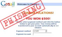 Be careful with the phishing scheme of spoofing Gmail