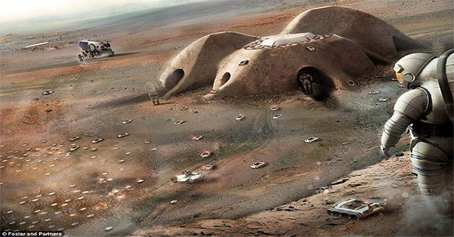 Be overwhelmed by images of life on Mars that may appear in the future