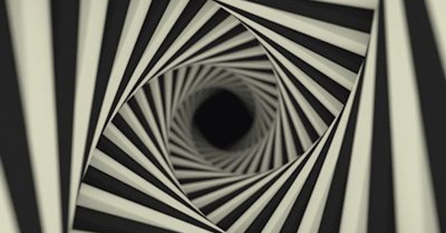 Beam of hypnotic illusions that move makes you