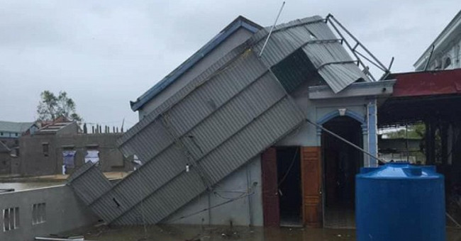 Beam of photos: The wild scenery where the storm No. 10 swept through