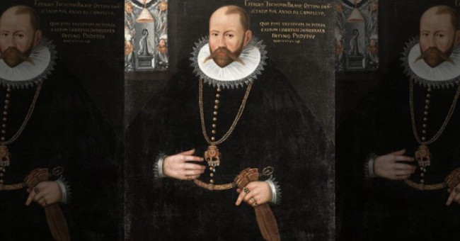 Beard hair filled with gold on the remains of 16th-century astronomers