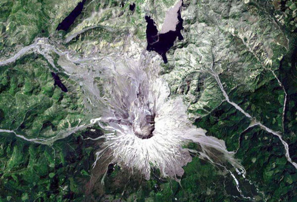 Beautiful earth from the air