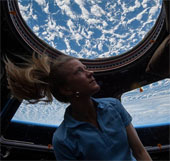 Beautiful earth image seen from space station