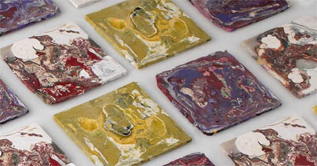 Beautiful paving stones from plastic waste