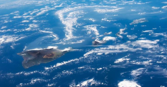 Beautiful photo of Earth seen from the space of 1960-1980