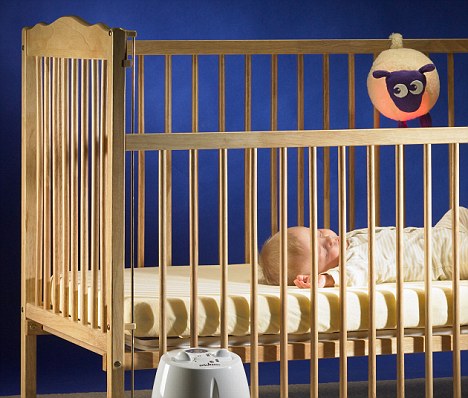 Bed cushions simulate the uterus for a good night's sleep