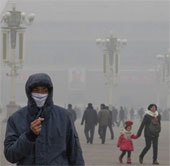 Beijing uses rain to wash away contaminated smoke