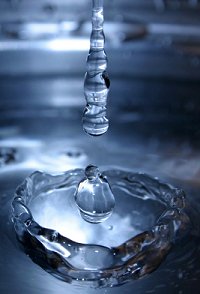 Bending liquid by ... light