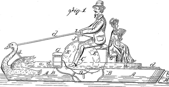 Bicycle models on the unique water of the ancients