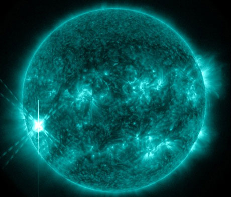 Big storm broke out on the sun
