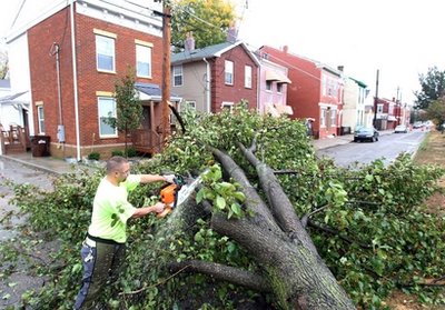 Big storm swept the Midwestern United States