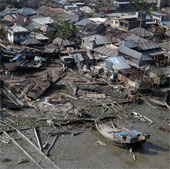 Big storms destroy the world