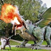 Biggest dragon robot in the world