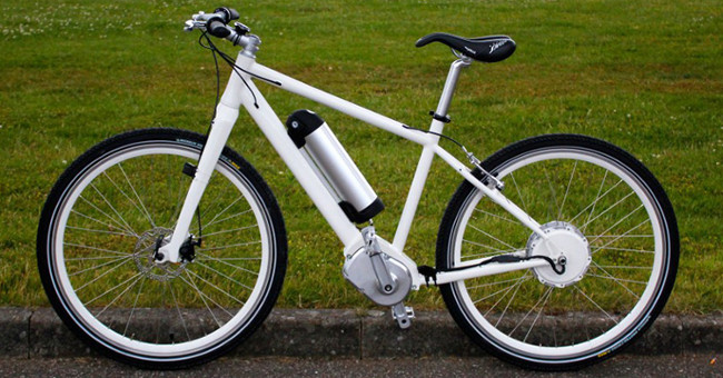 Bike2: Bicycle without chain, charging by pedal as usual