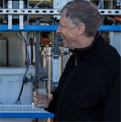 Bill Gates drink water extracted from human feces