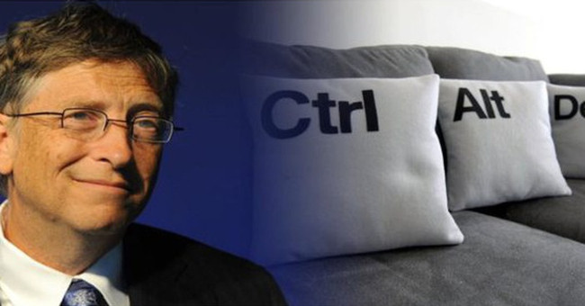 Bill Gates: The combination of Ctrl + Alt + Del on Windows is