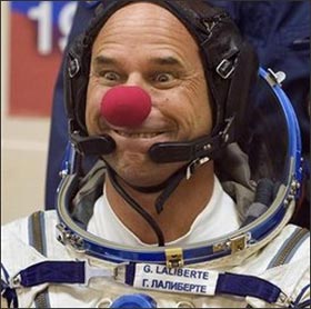 Billionaires perform clowns on the universe