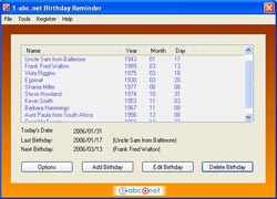 Birthday Reminders with 'Birthday Reminder'