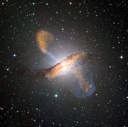 Black hole flushed from Centaurus A