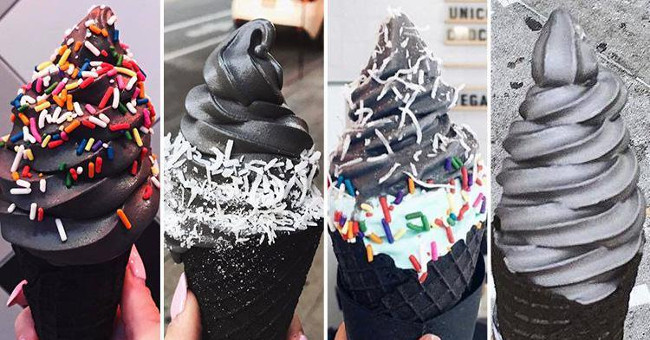 Black ice cream: Is it safe to eat a coal dish?