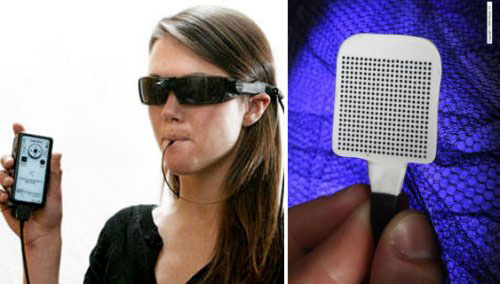 Blind people can use their tongues to see objects