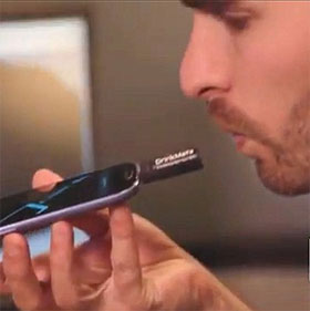 Blood alcohol meter connected mobile