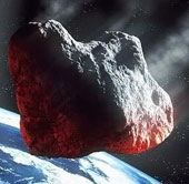 'Blowing away' asteroids threaten the earth with a nuclear bomb