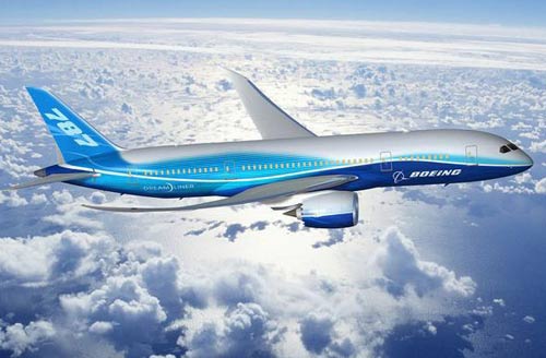 Boeing launched the new 787 Dreamliner