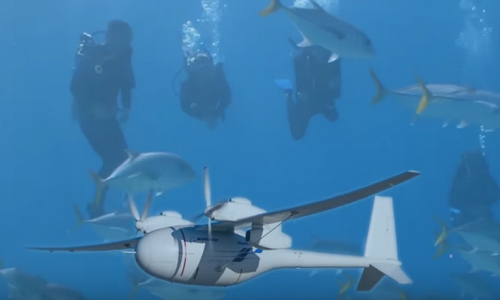 Boeing registered a patent for a submarine unmanned aircraft