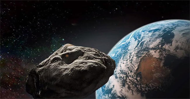 Bombard the mini moon to test Earth defenses