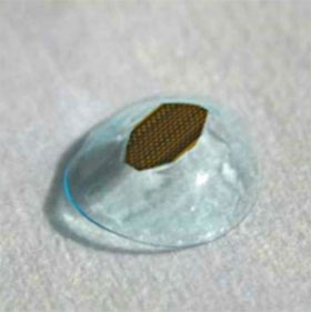 Braille reading contact lenses for the visually impaired