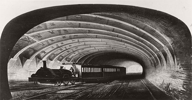Break into the London subway system more than 100 years ago
