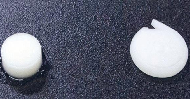 Breast augmentation with ... egg white