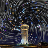 Breathtaking the sight of the stars 'circus' in the sky