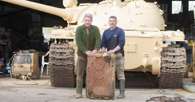 British collector found 25kg of gold in an old tank