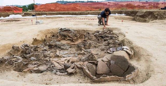 Build a house and dig a 2,700-year-old 'ghost prince' on a horse-drawn carriage