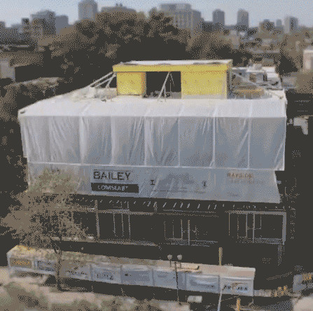 Building a house from the roof has become a reality