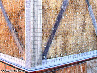Building houses with straw - ideal for the environment, economically efficient