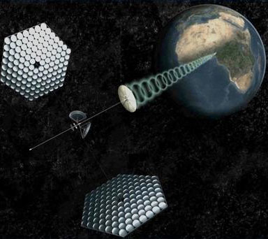 Building power plants in space?