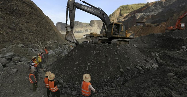 Burial ground buried about 50 people in Myanmar